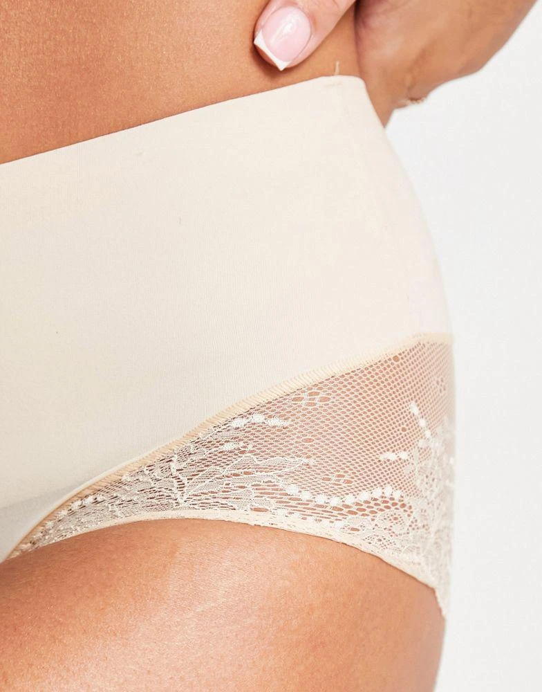 SPANX SPANXsupersmooth Undietectable lace hipster brief in beige 4