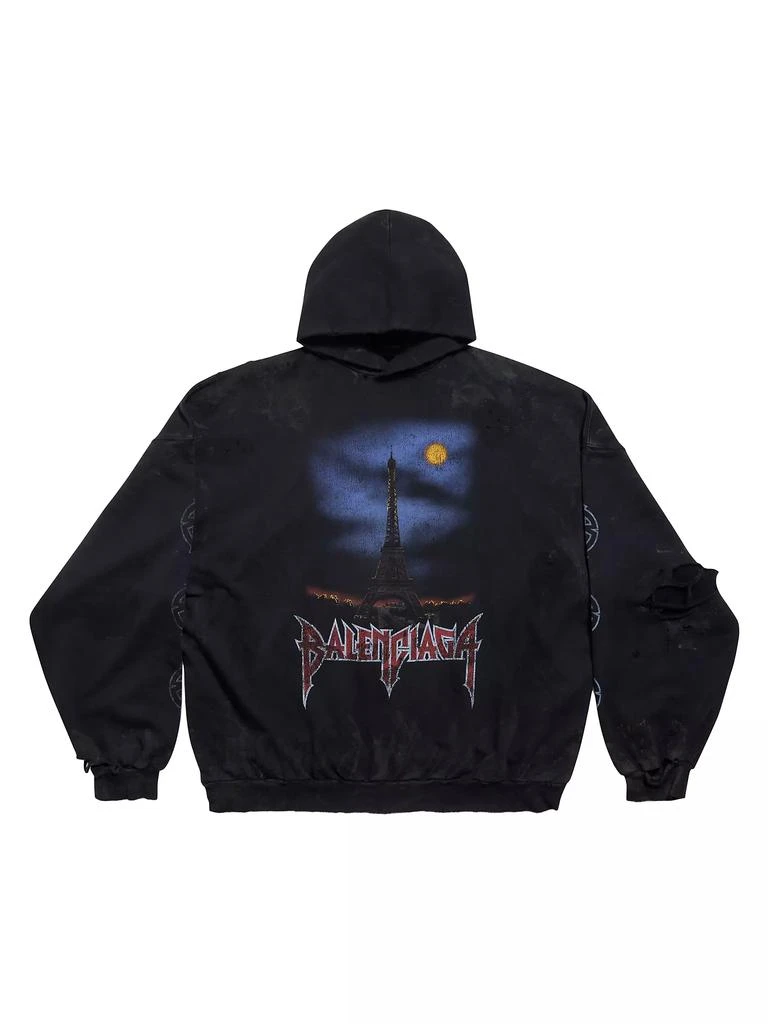 Balenciaga Paris Moon Large Fit Hoodie 1