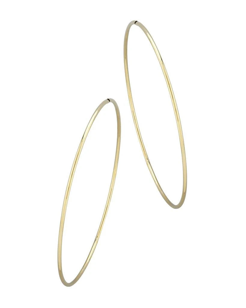 Bloomingdale's Large Endless Hoop Earrings in 14K Yellow Gold 1