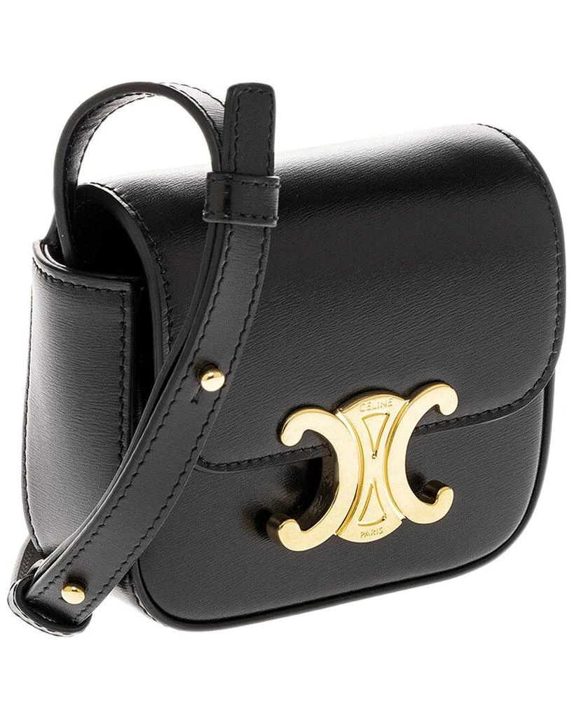 Celine CELINE Triomphe Leather Shoulder Bag 3