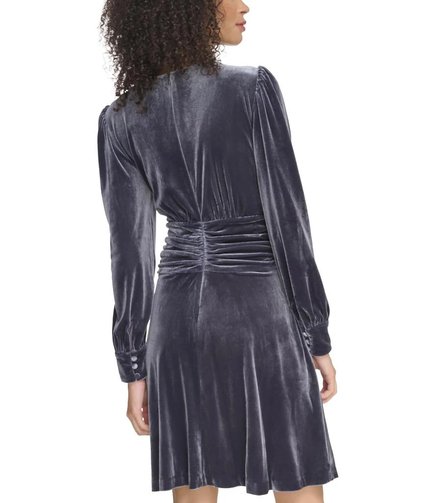 Vince Camuto Velvet Twist Front Fit-and-Flare 2