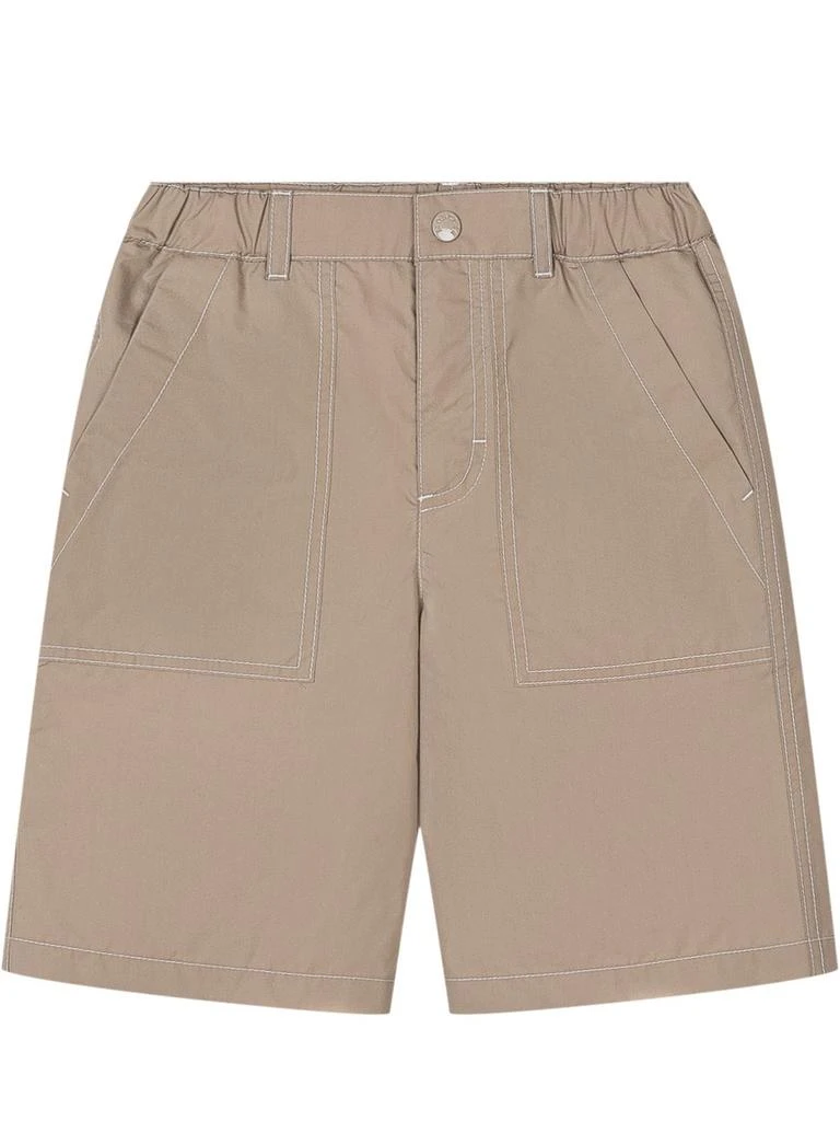 Moncler Moncler Enfant Logo Patch Bermuda Shorts