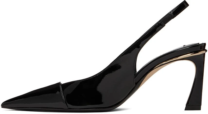 Victoria Beckham Black 75mm Slingback Heels 3