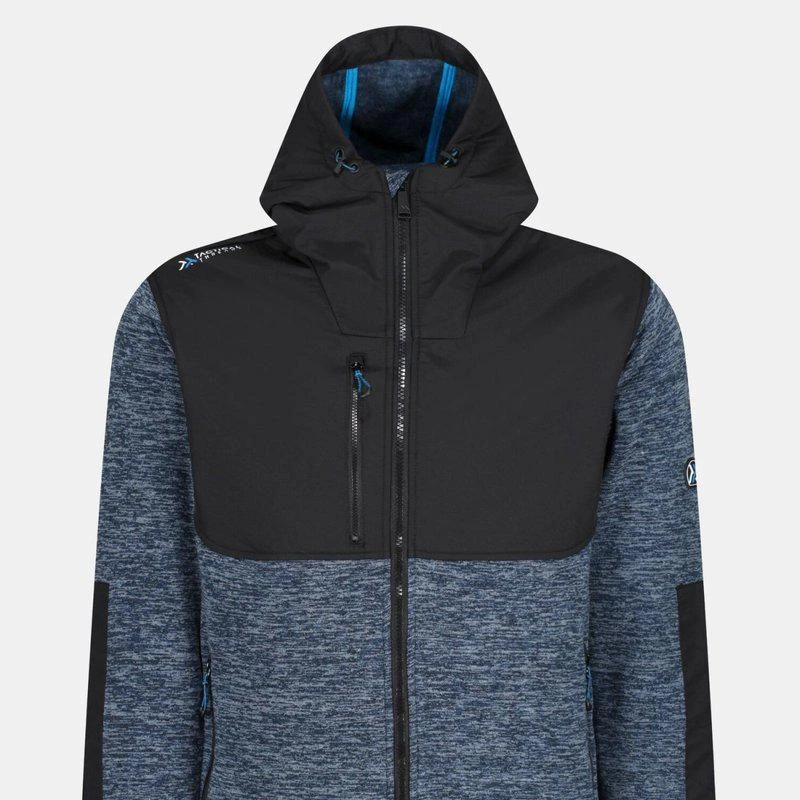 Regatta Mens Heist Jacket Blue Wing Marl/Black 1