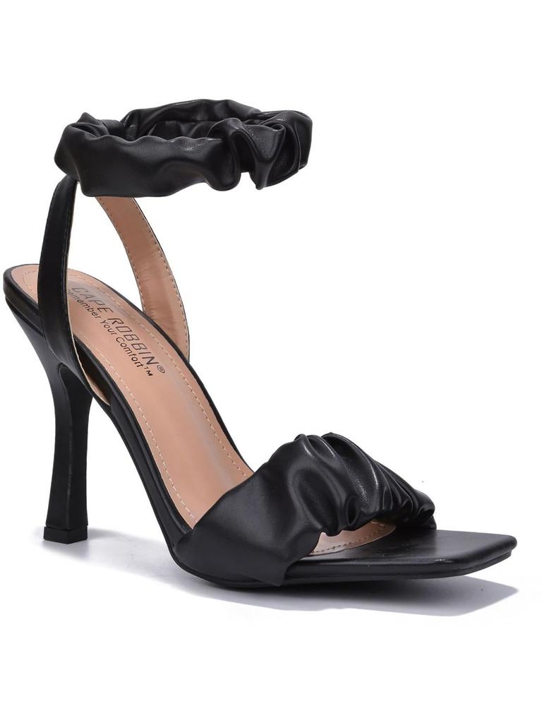 Cape Robbin Opale Womens Faux Leather Dressy Slingback Sandals