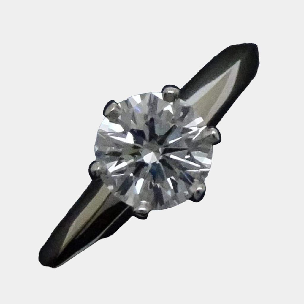 Tiffany & Co. Tiffany & Co. Platinum 0.60ct Single Diamond Solitaire Ring US9