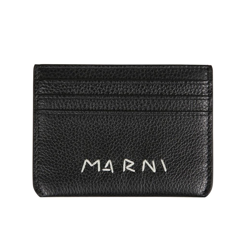 Marni Minimal Leather Card Holder