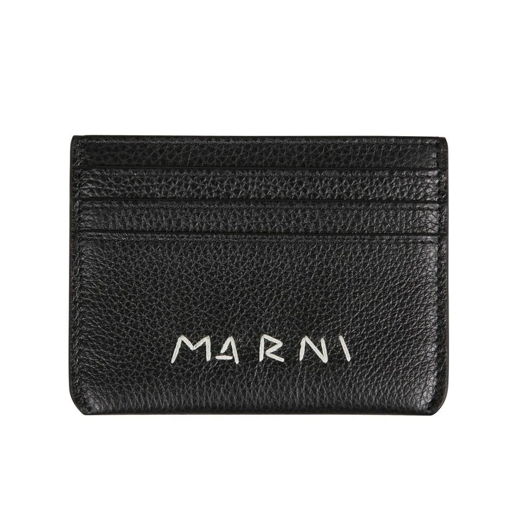 Marni Minimal Leather Card Holder 1