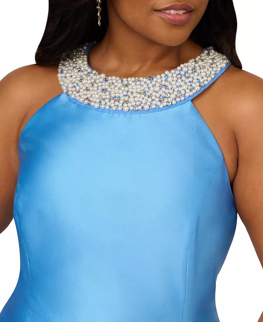 Aidan Mattox Aidan by Aidan Mattox Plus Size Mikado High-Low Party Dress