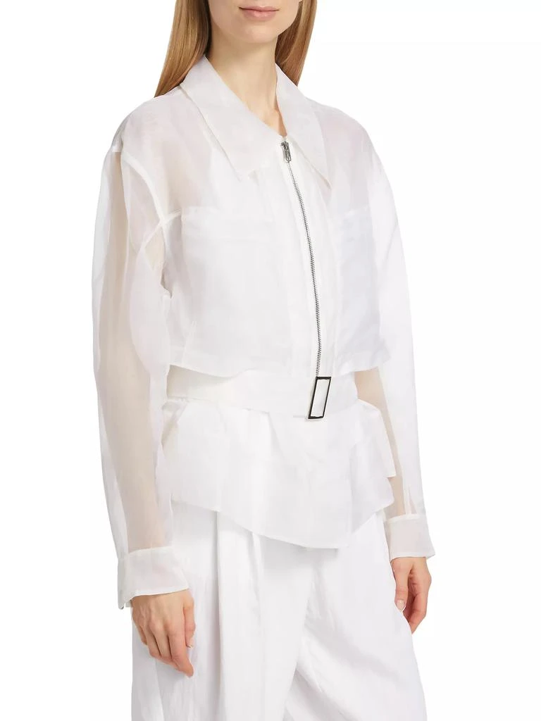 3.1 Phillip Lim Cotton Organza Utility Jacket 4