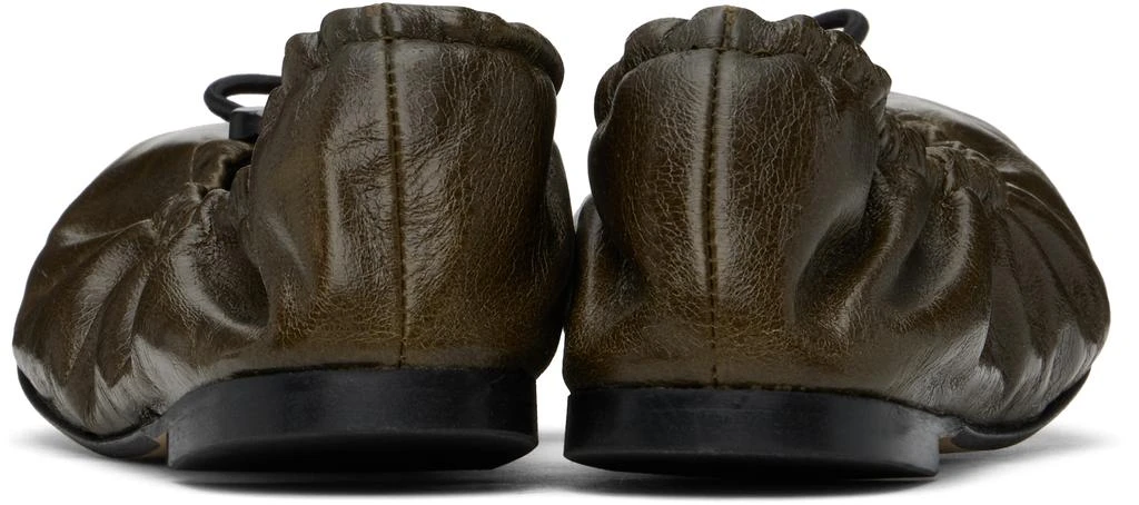 CECILIE BAHNSEN Khaki Orbella Ballerina Flats 2