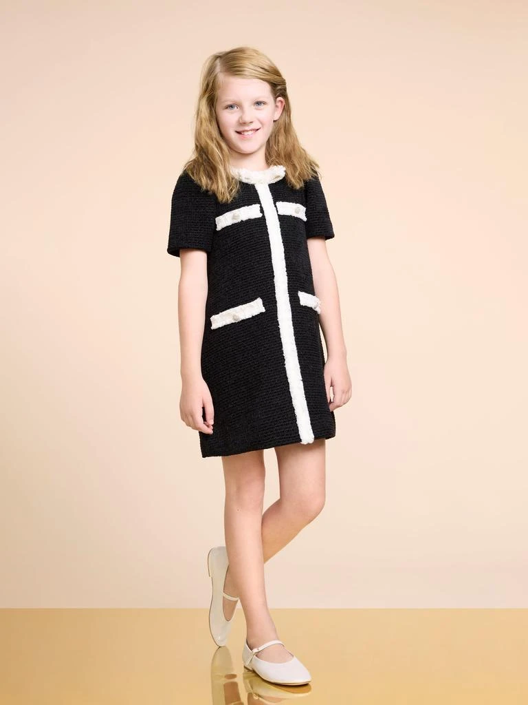 BCBG BCBG Girls Tweed Dress in Black 2