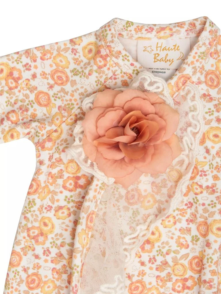 Haute Baby Baby Girl's Cinamon Sugar Wrap Gown 3