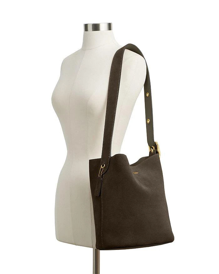 Coach Bleecker Suede Bucket Bag 9