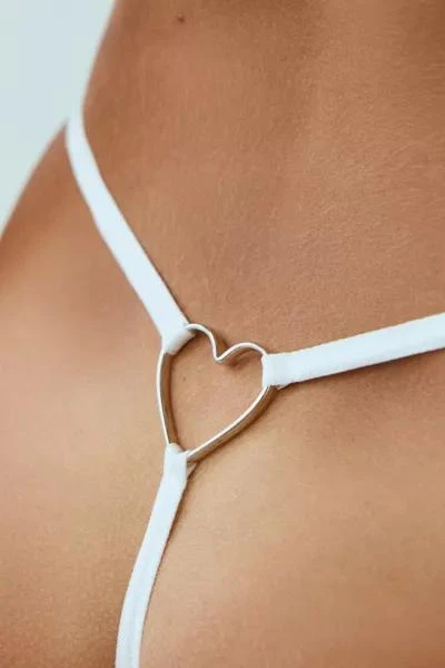 Out From Under Out From Under Chloe Heart Hardware G-String 3
