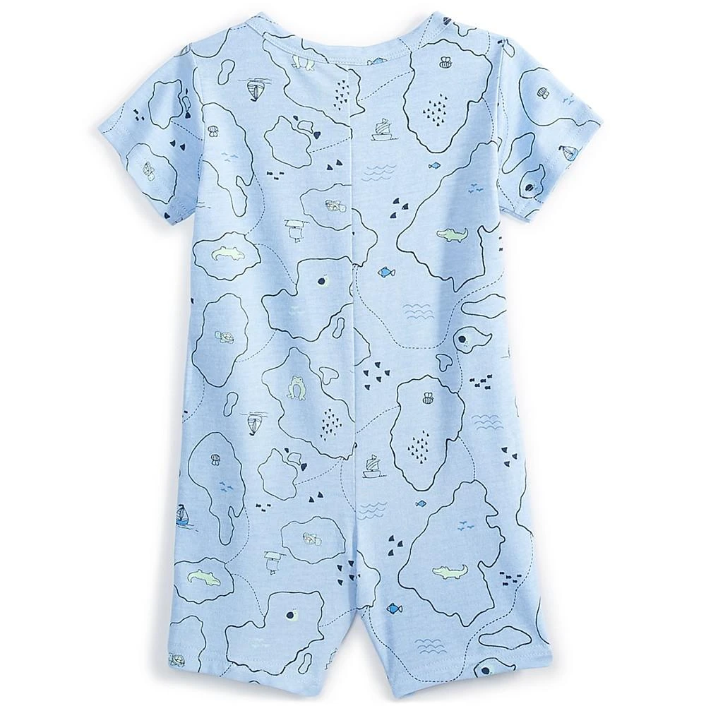 First Impressions Baby Boys Maps-Print Sunsuit, Created for Macy's 2