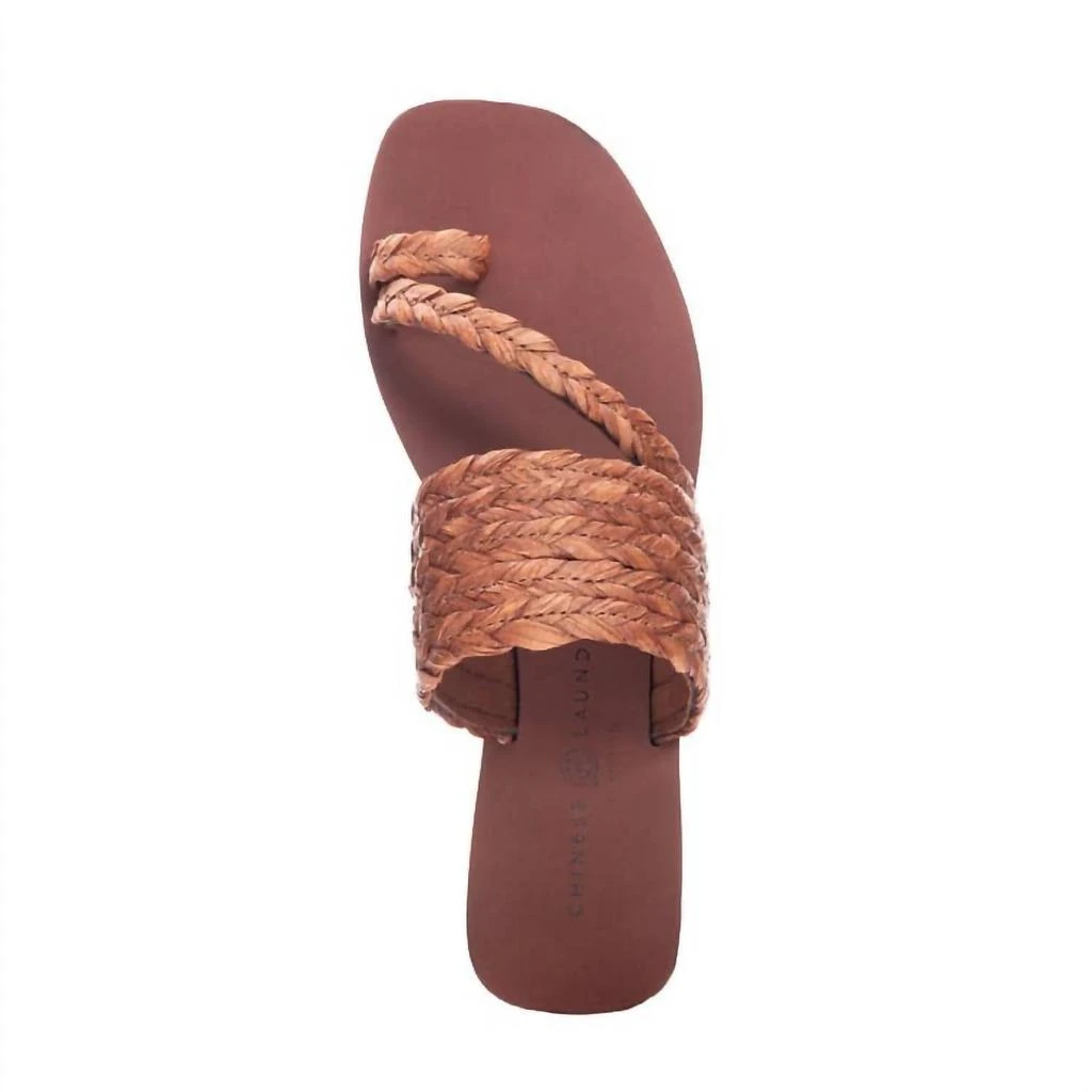 Chinese Laundry Brunch Rayva Woven Sandal In Cognac 4