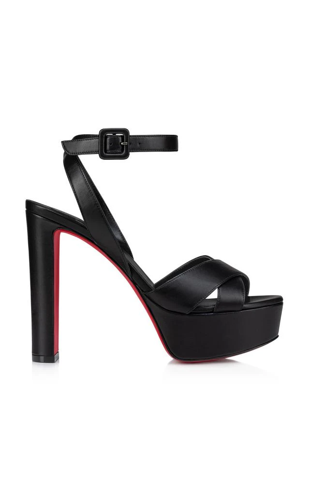 Christian Louboutin Christian Louboutin - Supramariza 130mm Leather Sandals - Black - IT 40 - Moda Operandi 1