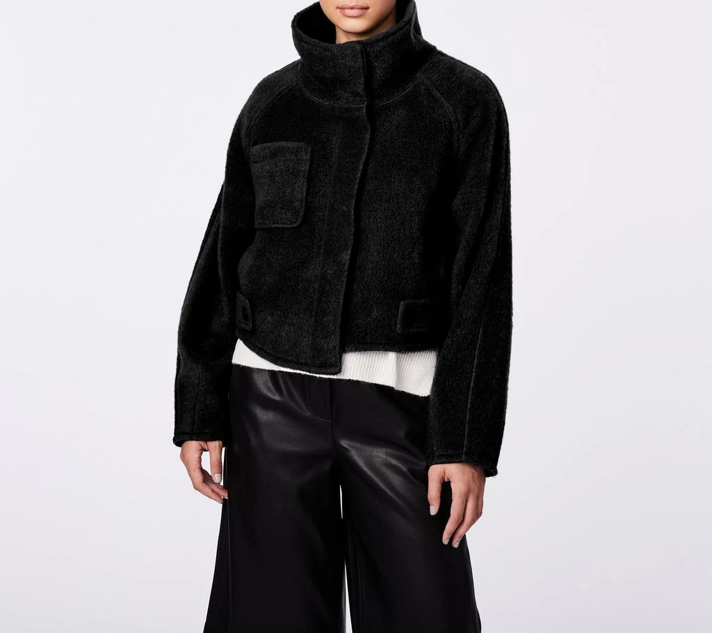 Bernardo Fuzzy Wool Jacket 1