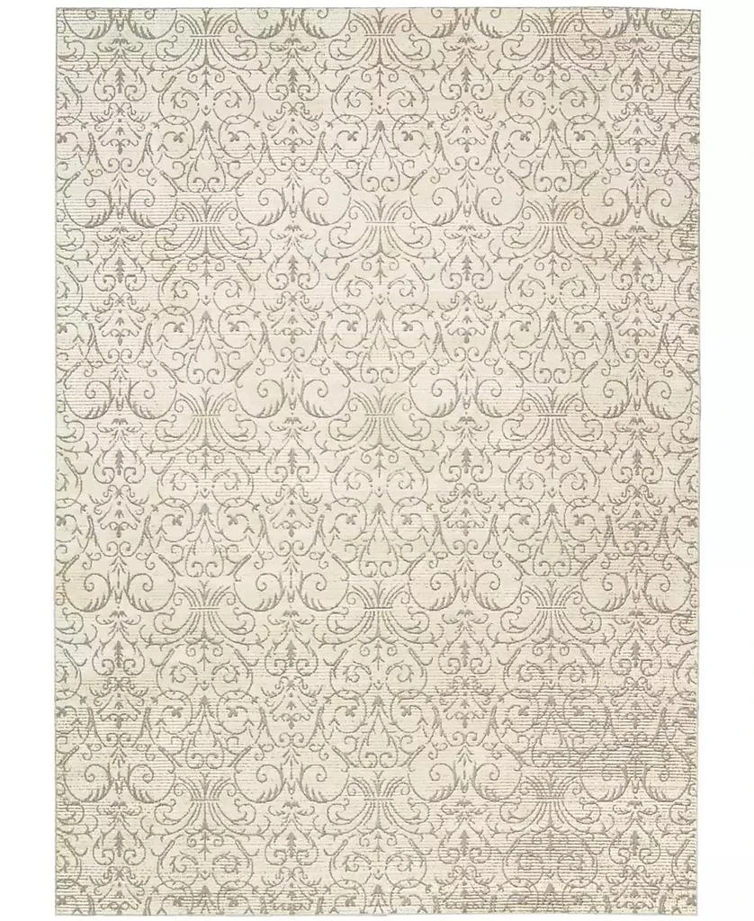 Nourison Luminance LUM05 Ivory 3'5" x 5'5" Area Rug 1