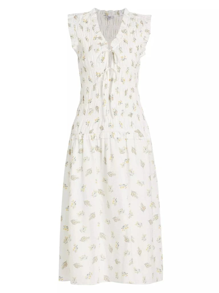 Rails Dion Floral Smocked Midi-Dress 1