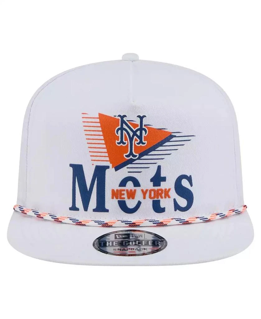 New Era Men's White New York Mets Collide Golfer Snapback Hat 2