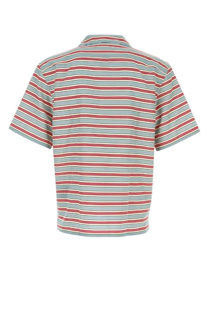 Prada Prada Striped Short Sleeved Bowling Shirt 2