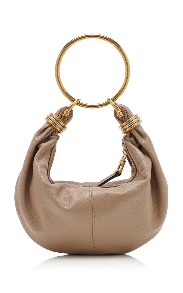 Chloé SMALL BRACELET BAG IN GRANATE BUFFALO LEATHER
