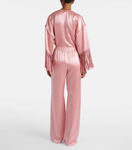 Valentino Silk duchess satin wide-leg pants 3