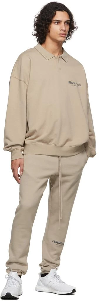 Essentials Tan Track Lounge Pants 4