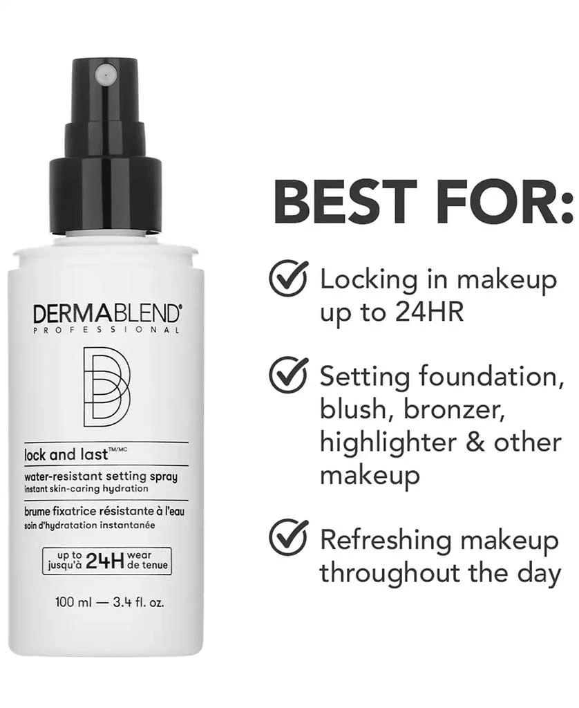 Dermablend Lock & Last Water-Resistant Setting Spray, 3.4 oz. 6