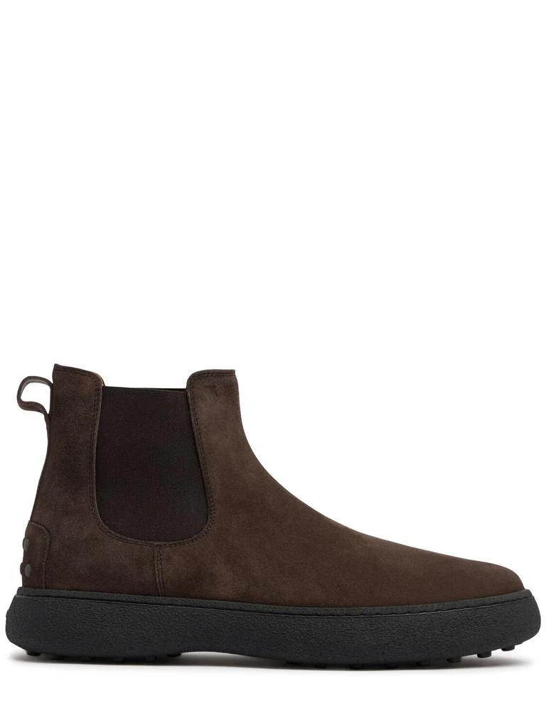 Tod's Tronchetto Suede Boots 1
