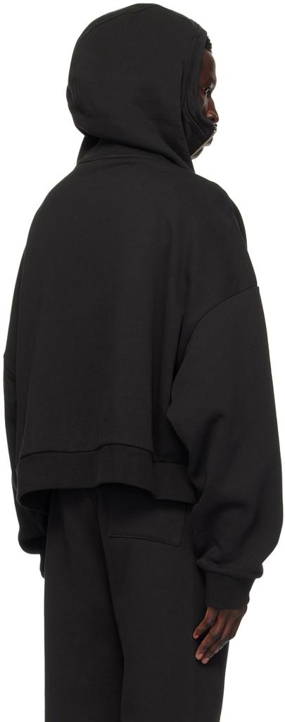 Entire Studios Black Full Zip Hoodie - Hoodies - BeyondStyle