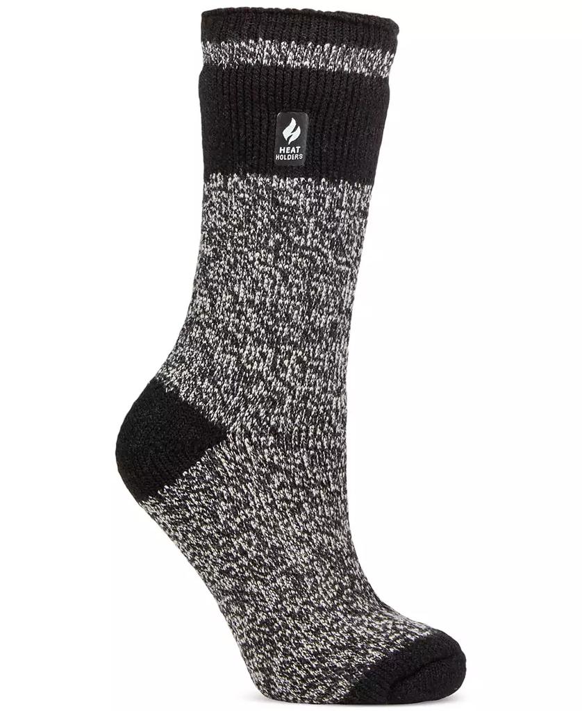 Heat Holders Women's Snowdrop Block Twist Crew Socks