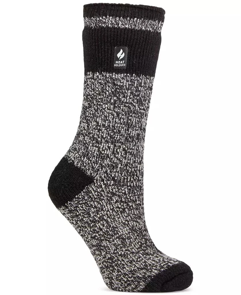 Heat Holders Women's Snowdrop Block Twist Crew Socks 1