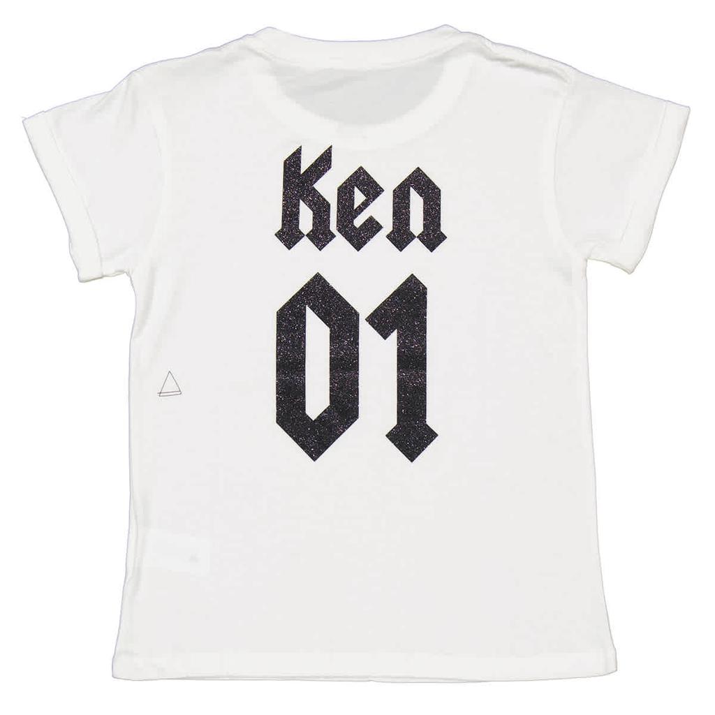 Eleven Paris Boys White Kenbar Short-Sleeve T-Shirt