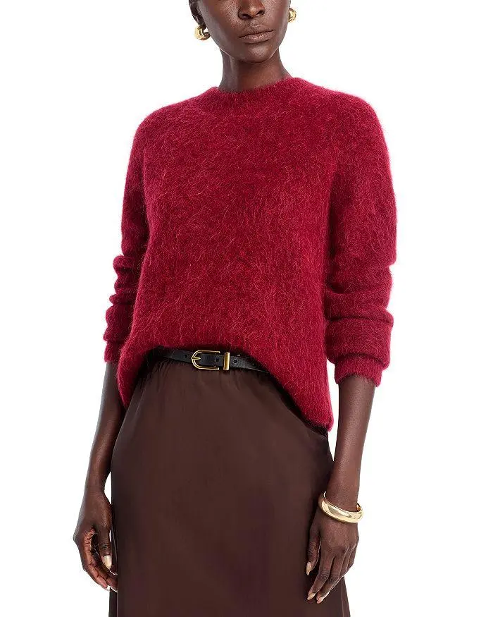 Vince Crewneck Brushed Sweater