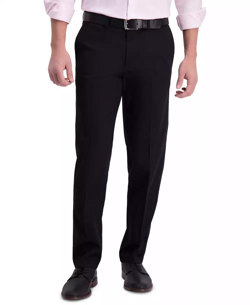Haggar Men’s Iron Free Premium Khaki Straight-Fit Flat-Front Pant