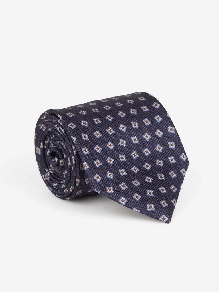 Brioni Brioni Geometric Motif Tie 1