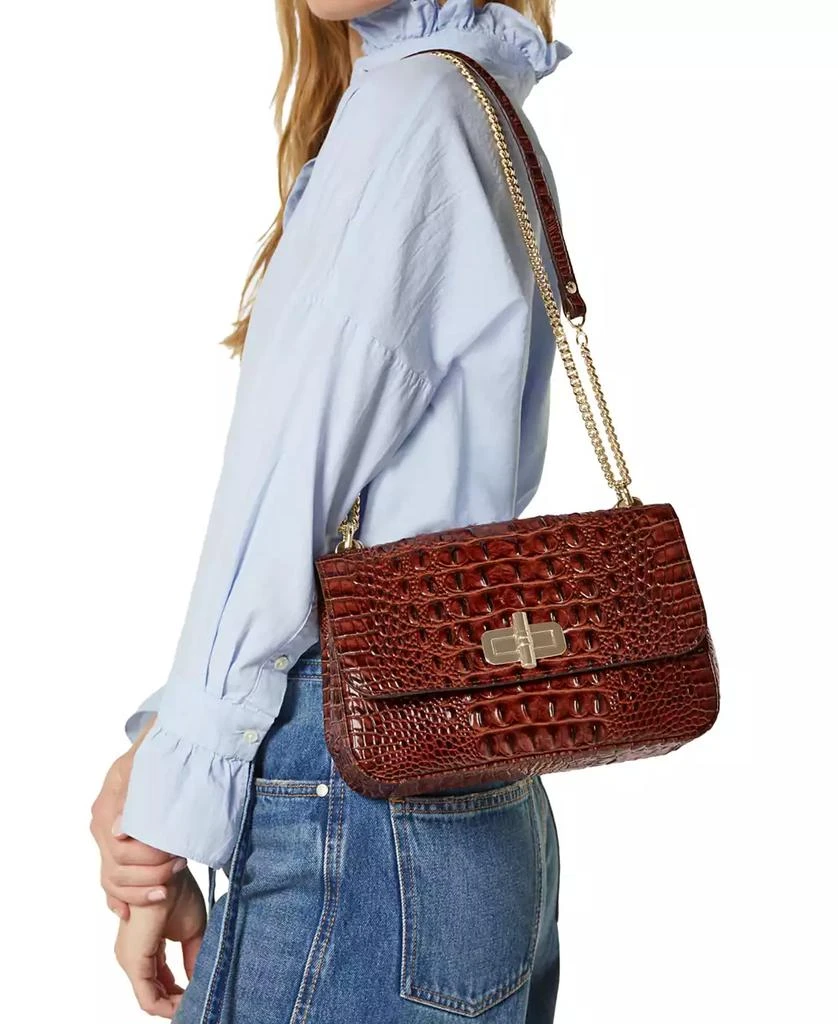 Brahmin Rosalie Rose Water Akoni Small Leather Shoulder Bag 7