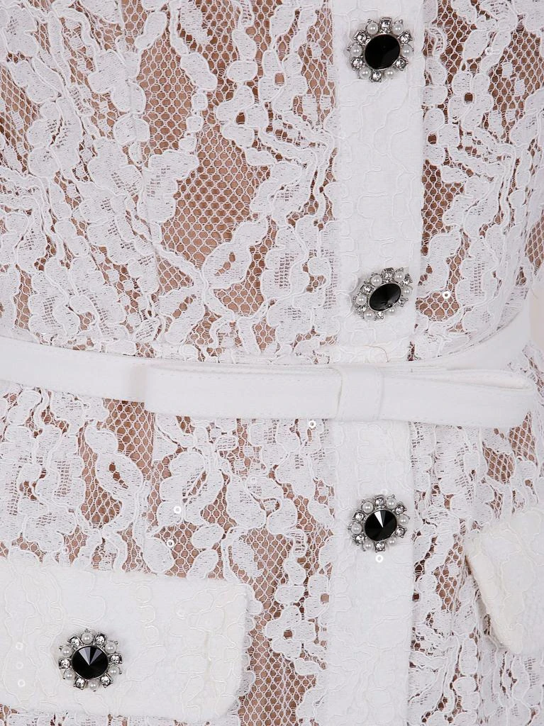 Self Portrait Self-Portrait Lace Buttoned Midi Dress 3