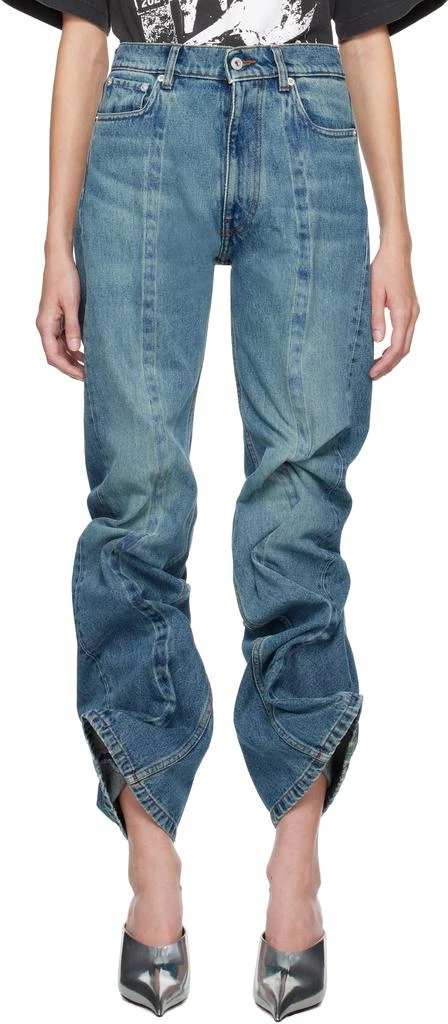 Y/Project Indigo Wire Jeans 1
