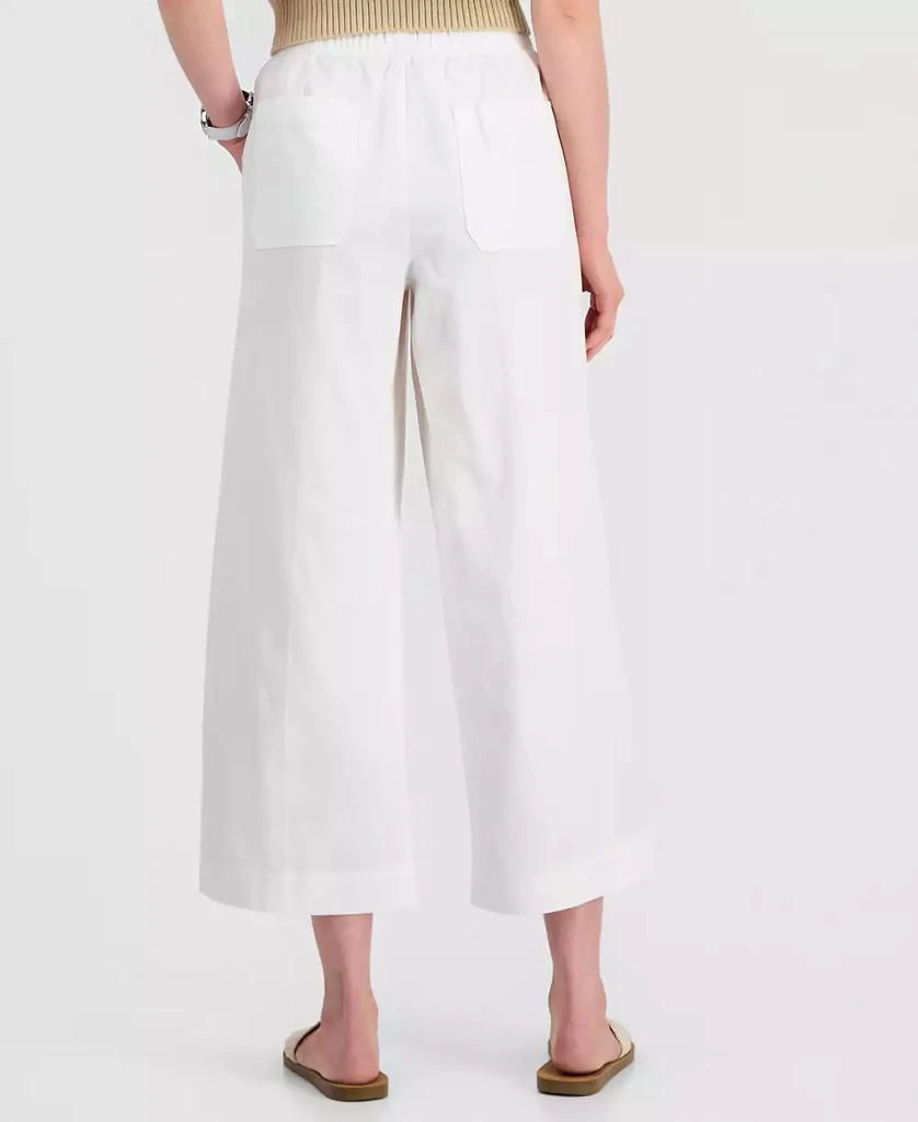 Nautica Jeans Women
s Pleated Twill Wide-Leg Pants 4