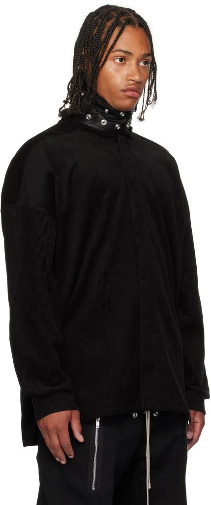 Rick Owens Black Concordians Jumbo Faun Shirt 2