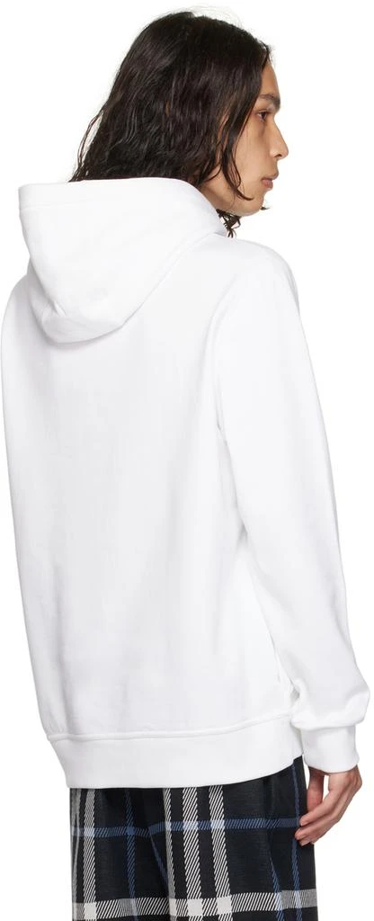 Burberry White EKD Hoodie 3