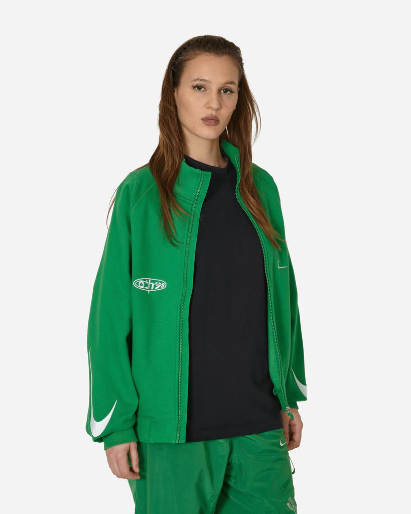 Nike Off White Track Jacket Kelly Green Women s Tops BeyondStyle