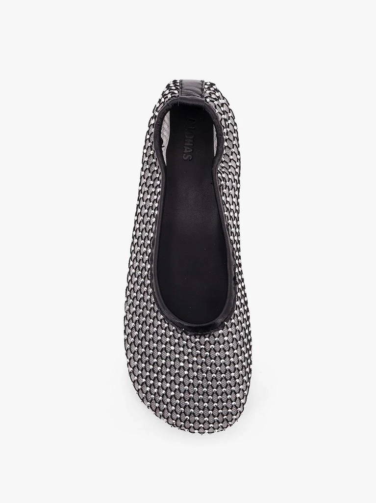 ALOHAS Lorain mesh ballerinas with rhinestones inserts 4