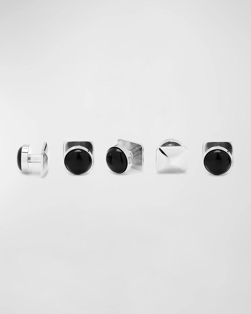 Cufflinks Inc. Men's Black Onyx Cufflink 5-Stud Set 3