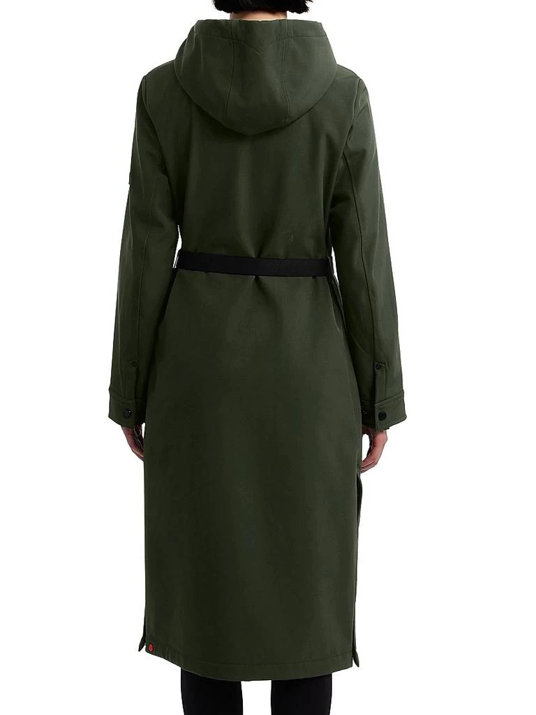 Hunter Crown Belted Longline Coat 4