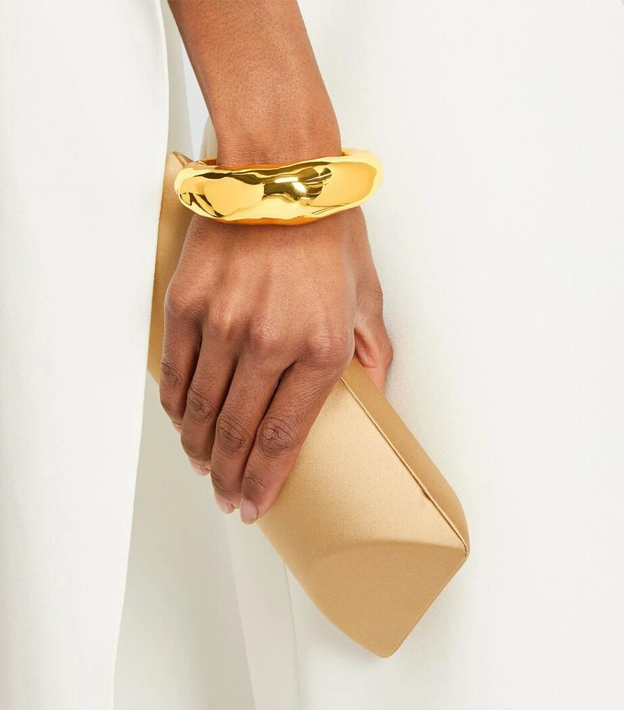 Alexis Bittar Gold-Plated Molten Hinge Cuff Bracelet 5